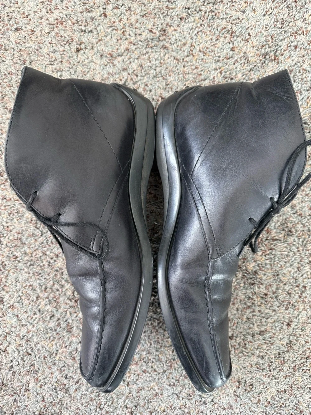 Tods Black Leather Chukka Boots size 8